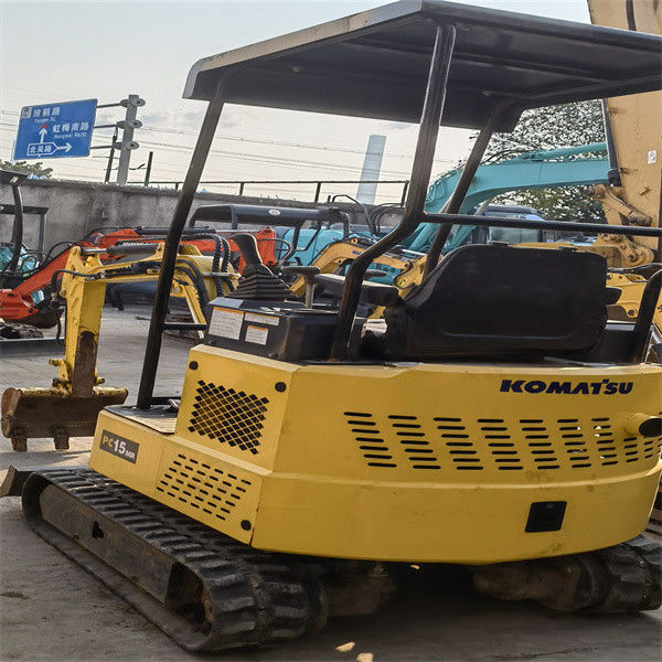 Ready for work and experienced used Japan komatsu pc 15 MR in a good condition