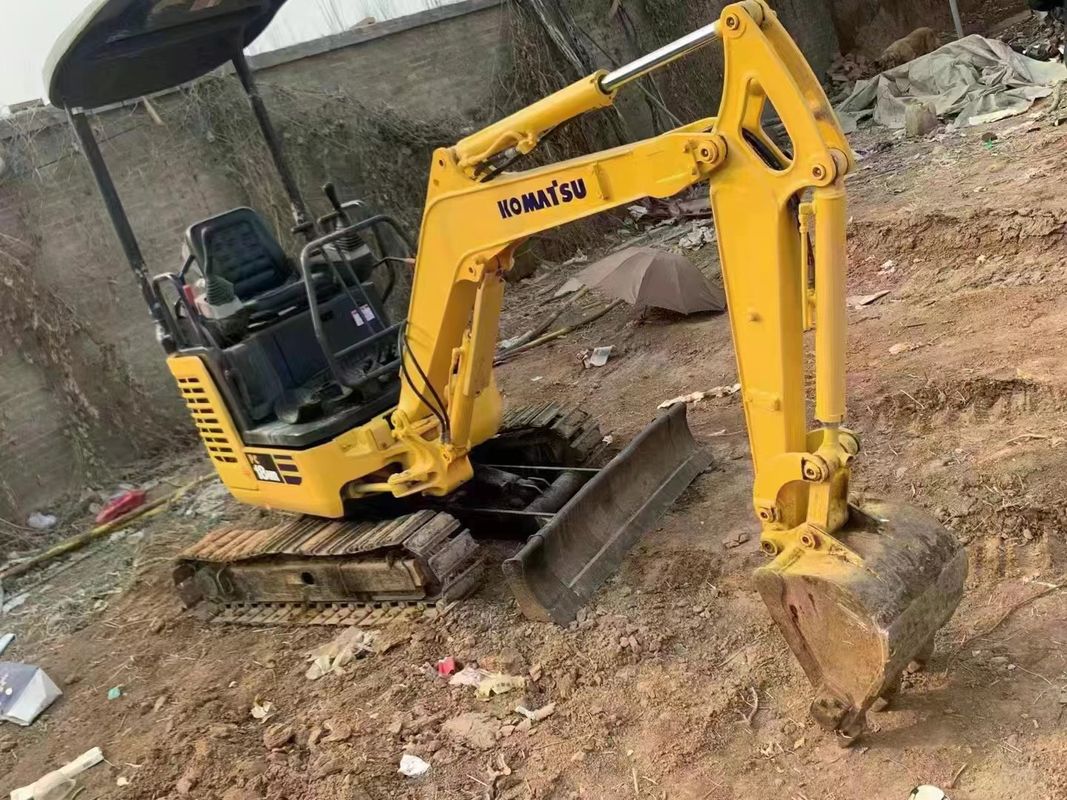 Used earth moving machinery crawler excavator 2 ton high quality mini excavator Komatsu pc 18 MR
