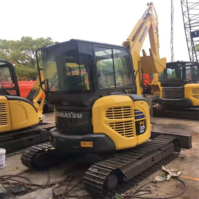 Low price 3 tons used Japan imported Komatsu pc 35 MR crawler excavator with lower working hours
