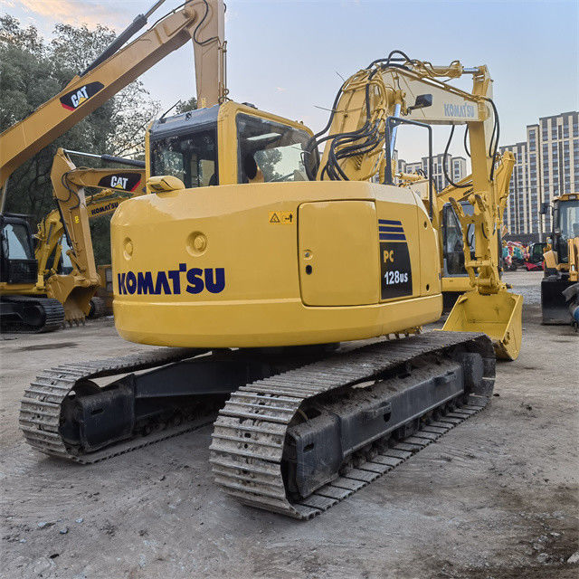 Use Komatsu pc128US crawler excavator from Japan in excellent condition ready for sale