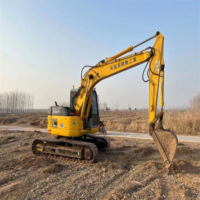 13.8 ton use Japan imported Komatsu pc 138US crawler excavator with high quality and low working hours ready for sale