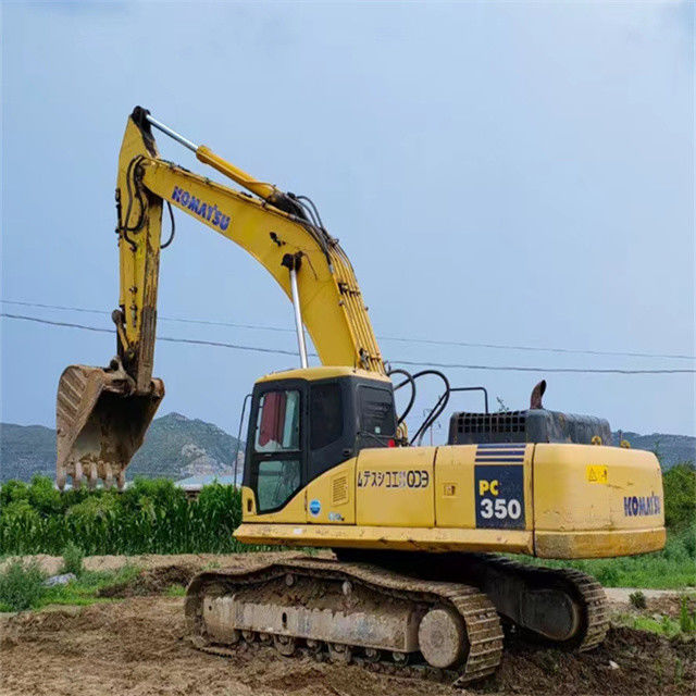 35 ton almost new Japan imported crawler excavator machine used refurbish Komatsu pc 350-7