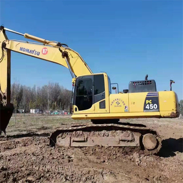 45 ton almost new Japan imported crawler excavator machine used refurbish Komatsu pc 450-7