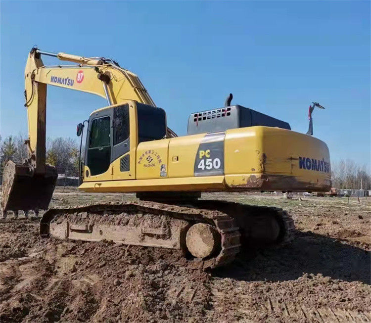45 ton almost new Japan imported crawler excavator machine used refurbish Komatsu pc 450-7