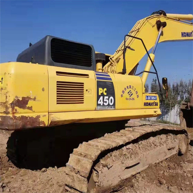 45 ton almost new Japan imported crawler excavator machine used refurbish Komatsu pc 450-7