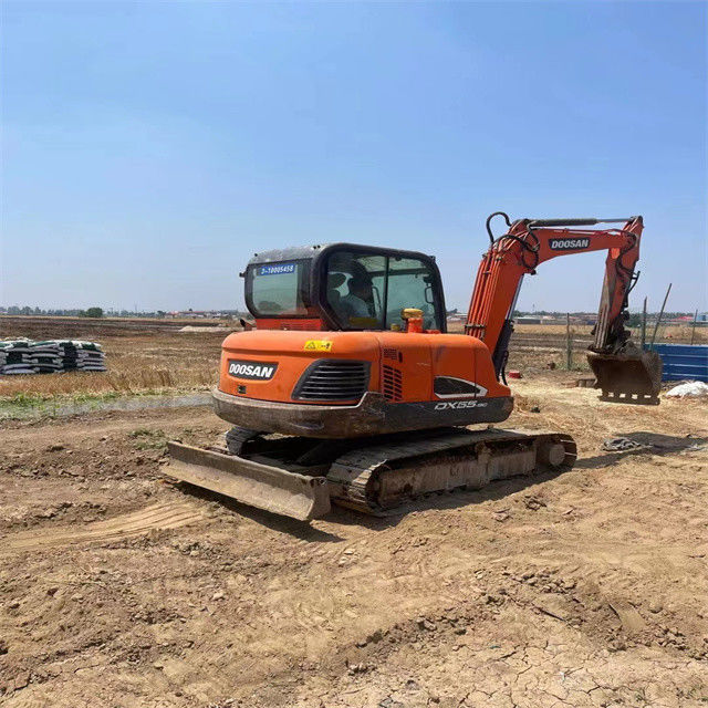 5.5 Ton Ready Used Excavator For Work And Experienced Used Korea Imported Doosan DX 55