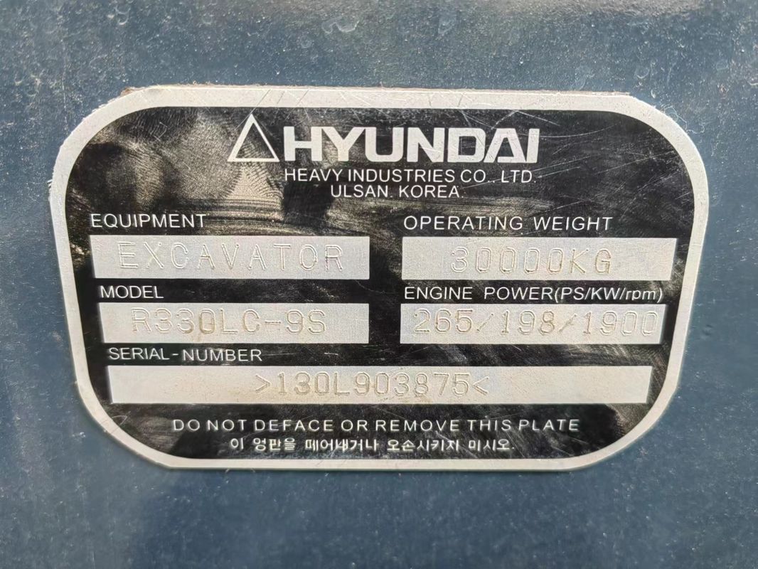 33 Ton Ready For Work And Experienced Used Korea Imported Hyundai DH330LC-9