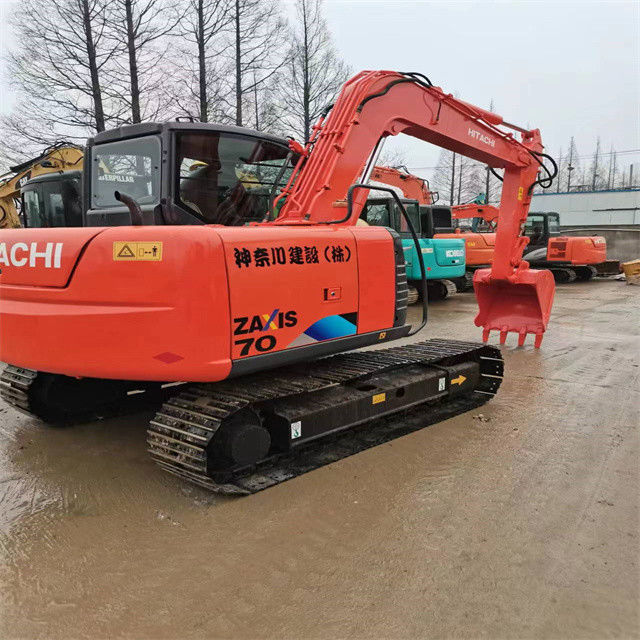 6.3 Ton Mini Ready Used Excavator For Work And Experienced Used Japan Imported Hitachi ZX 70 Good Condition