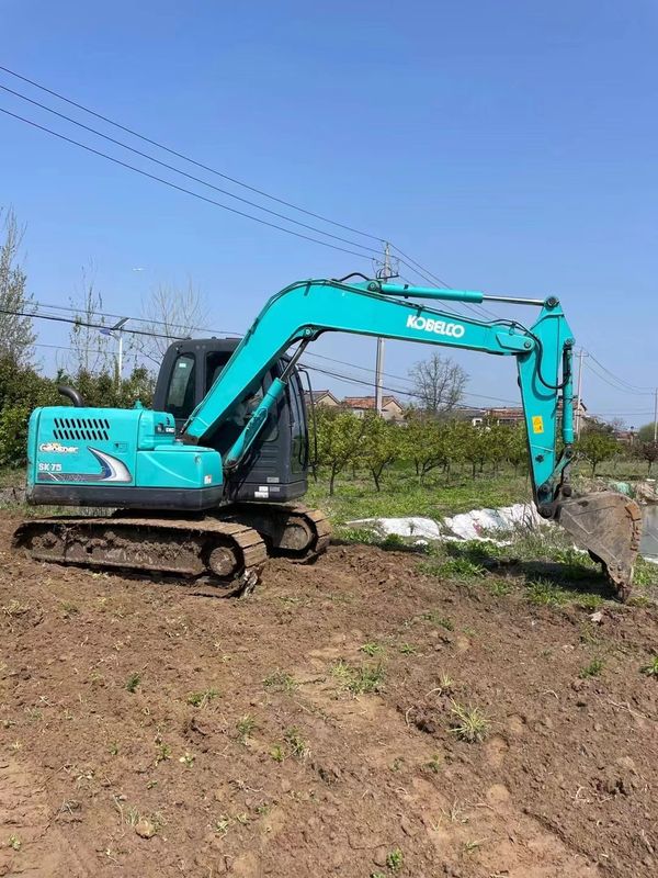 used mini excavator KOBELCO SK75-8 Excavator Machine Used Engine Power 42kW