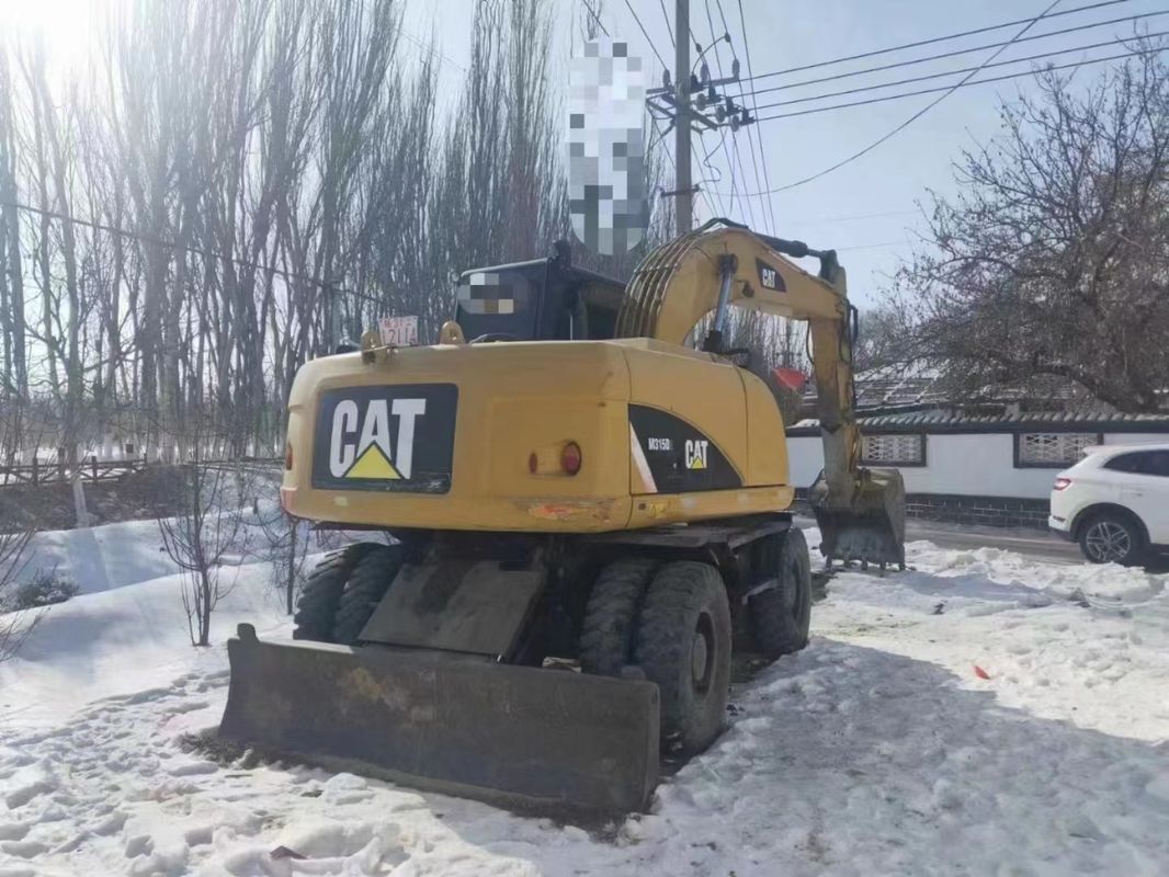 Ready to work Caterpillar M315D Used Wheel excavator with low working hours and in good condition