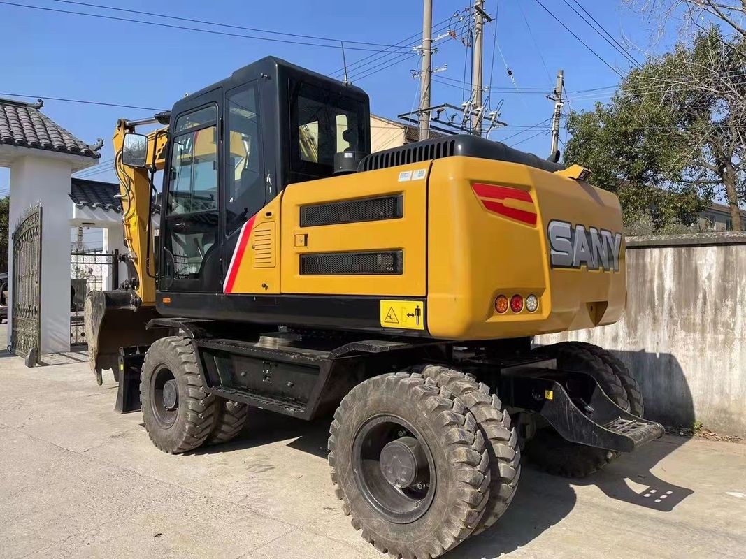 Ready To Work Chinese Original SANY SY155W Used Wheel Excavator TCD4.1 L4 Engine type