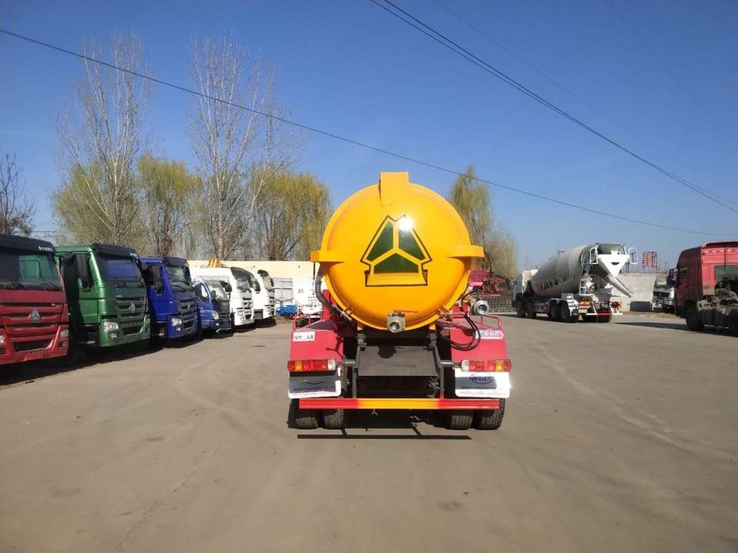Euro 3 336hp Used Howo 6*4 Vacuum Truck 10 Cbm Sewage Suction Truck In Good Condition