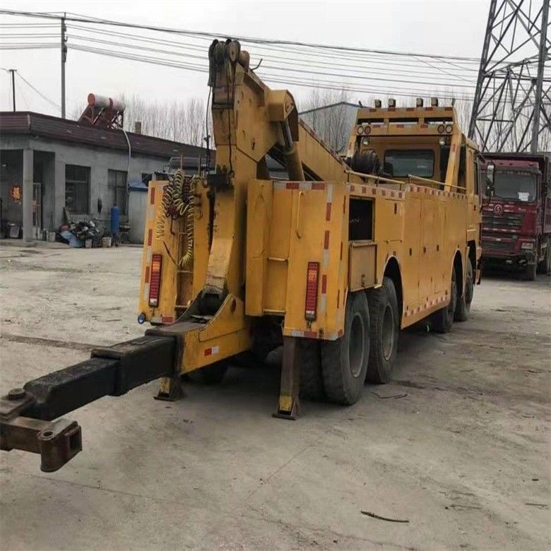 Lower Hours Used Howo 6*4 Wrecker Tow Truck 8*4 Tow Body With ISO9001 / CCC Certified