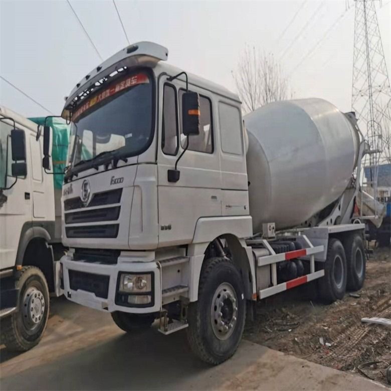 Second Hand Shacman F3000 Concrete Cement Mixer Truck With 20r/min Mixing Drum Speed