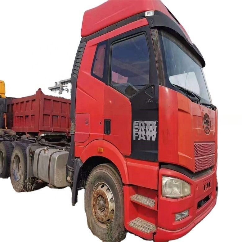 10 Forward Shift Number Used Faw Tractor Heavy Truck 6*4 With Multimedia System