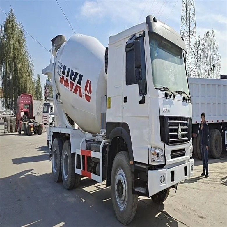 7M³/H Productivity Used HOWO Concrete Mixer Truck 6*4 371HP 375HP in Good Condition