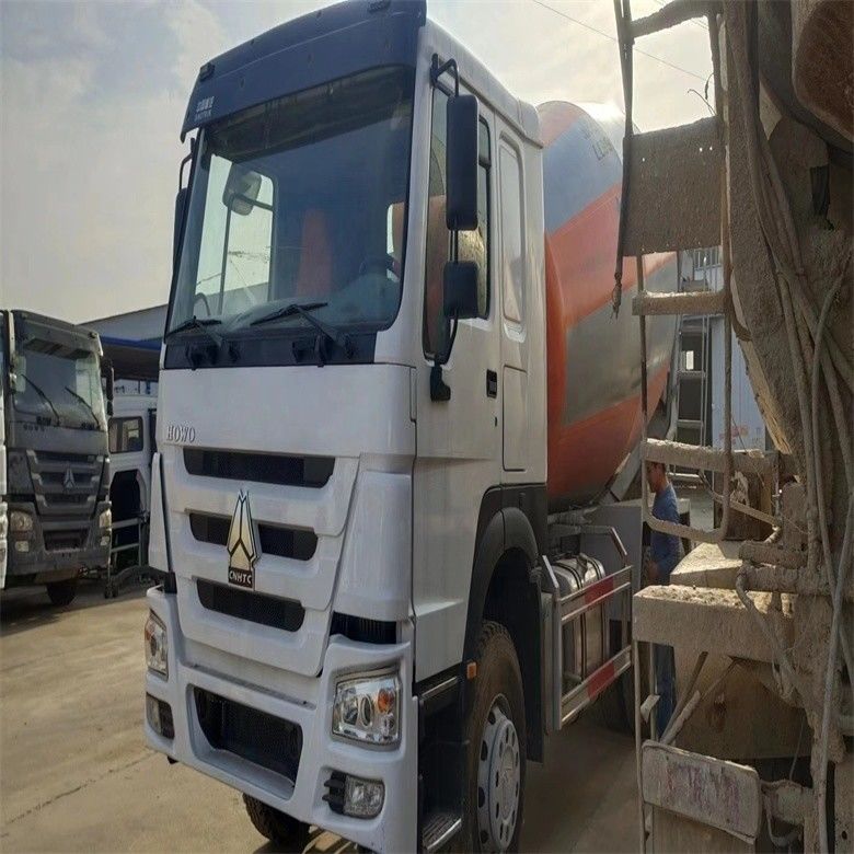 7M³/H Productivity Used HOWO Concrete Mixer Truck 6*4 371HP 375HP in Good Condition