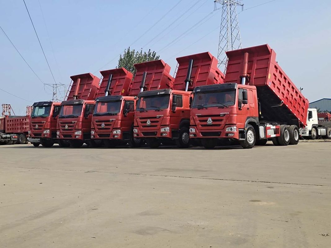 Second Hand 371hp Dump Truck Used Howo 6x4 Tipper Truck with Multimedia System 10 Wheel