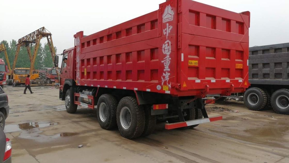 Second Hand 371hp Dump Truck Used Howo 6x4 Tipper Truck with Multimedia System 10 Wheel