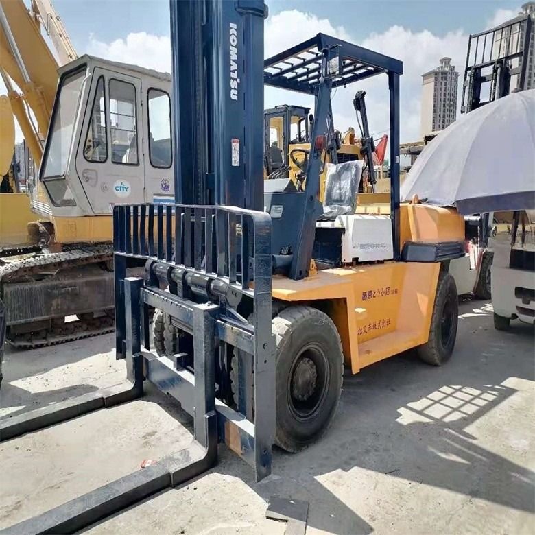 6D95L Engine Type Japan Made Used 7 Ton Komatsu Forklift In Good Condition For Retail