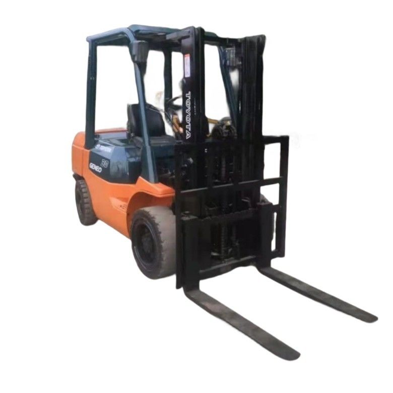 Multifunctional 3 Ton Japan Imported Used Toyota Forklift Ready In Low Working Hours