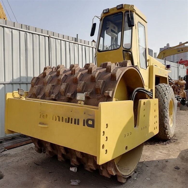 Diesel Engine Road Paving Bomag BW217D-2 Used Single Drum Sheep Foot Hydraulic Road Roller