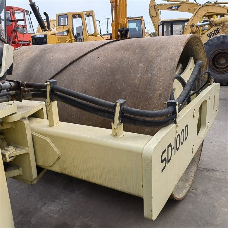 America Imported Original Ingersoll-Rand SD100 Road Machinery Used Single Drum Roller