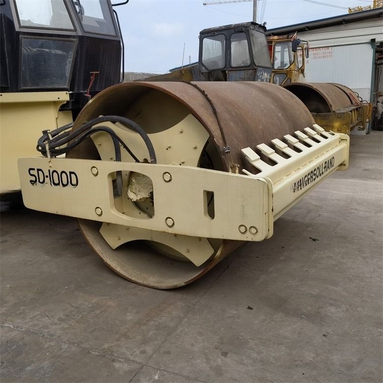 America Imported Original Ingersoll-Rand SD100 Road Machinery Used Single Drum Roller
