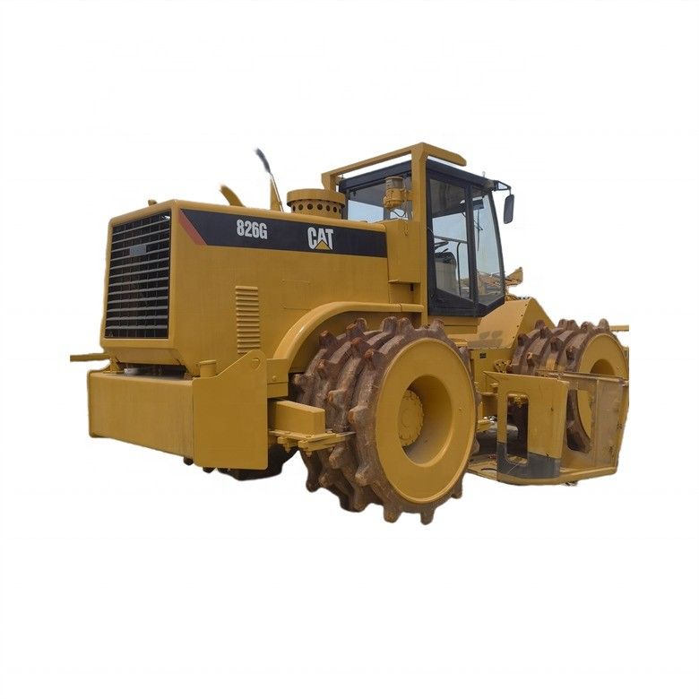 35 Ton Used Caterpillar Cat 826G Compactor in Excellent Condition Original Color Japan