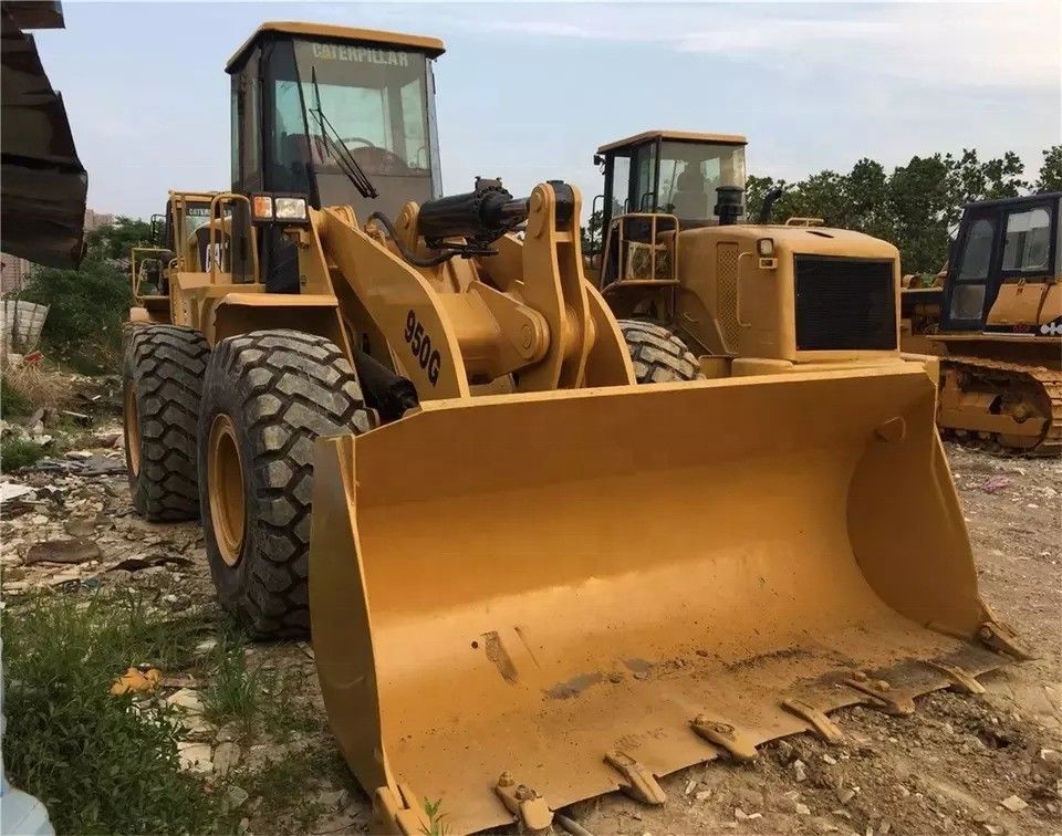 Unload Log 5 Ton Secondhand Japan Caterpillar 950G Loader Used Cat 950 Manual Wheel Loader