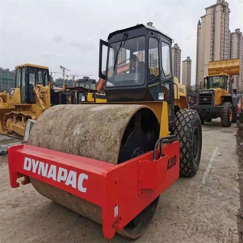 Low Hours Japan Made Dynapac CA30D Road Roller for Construction Works Good Condition