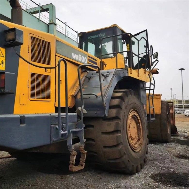 Retail WA600-6 Used Wheel Loader Komatsu WA600-3 Second Hand Loader In Good Condition