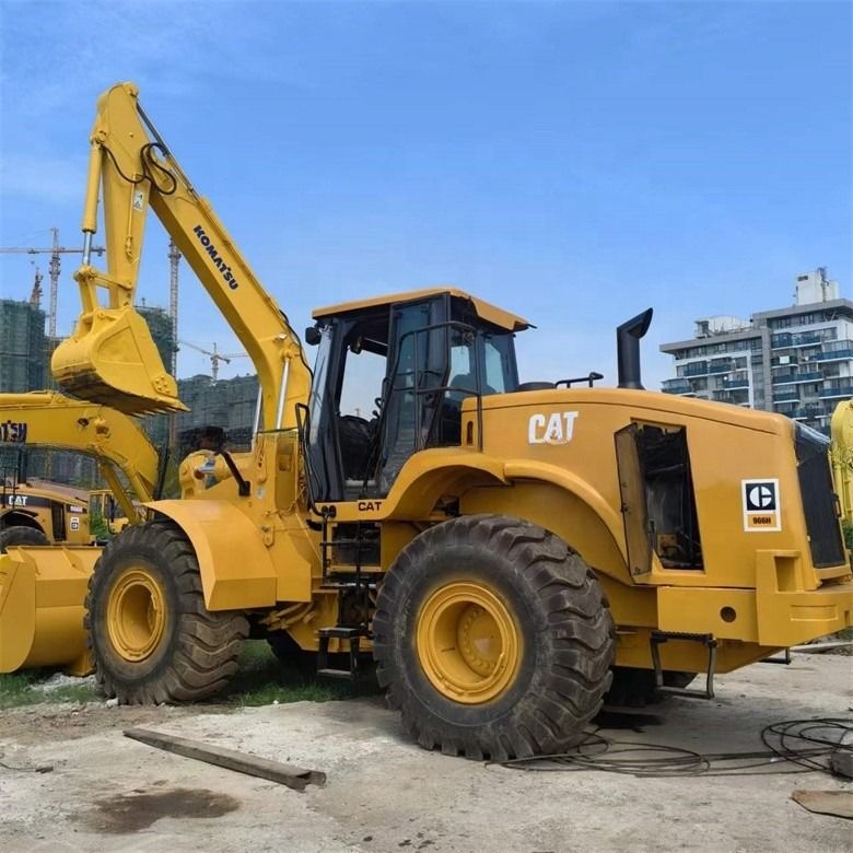 24 Ton Used 966H Cat Original Wheel Loaders from Japan in Low Working Hours for Retail