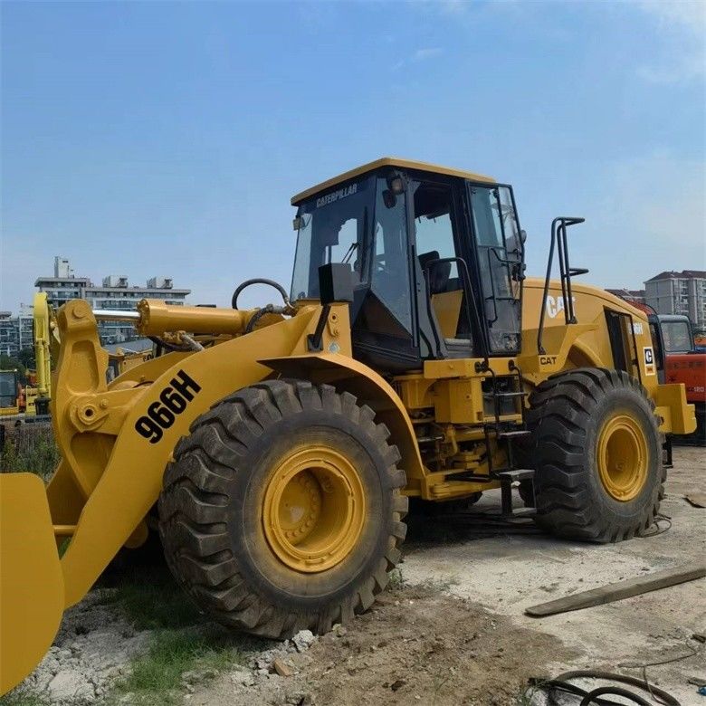 24 Ton Used 966H Cat Original Wheel Loaders from Japan in Low Working Hours for Retail
