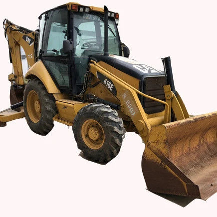 6792 10200 kg Machine Weight Used Caterpillar 416E Backhoe Loader 162 kw Original Now