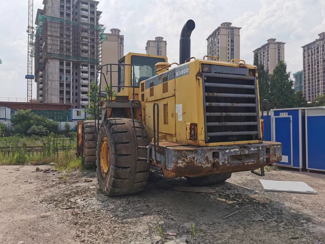 Komatsu 600 Model Heavy Duty WA600-6 Wheel Loader for Construction Building Solutions