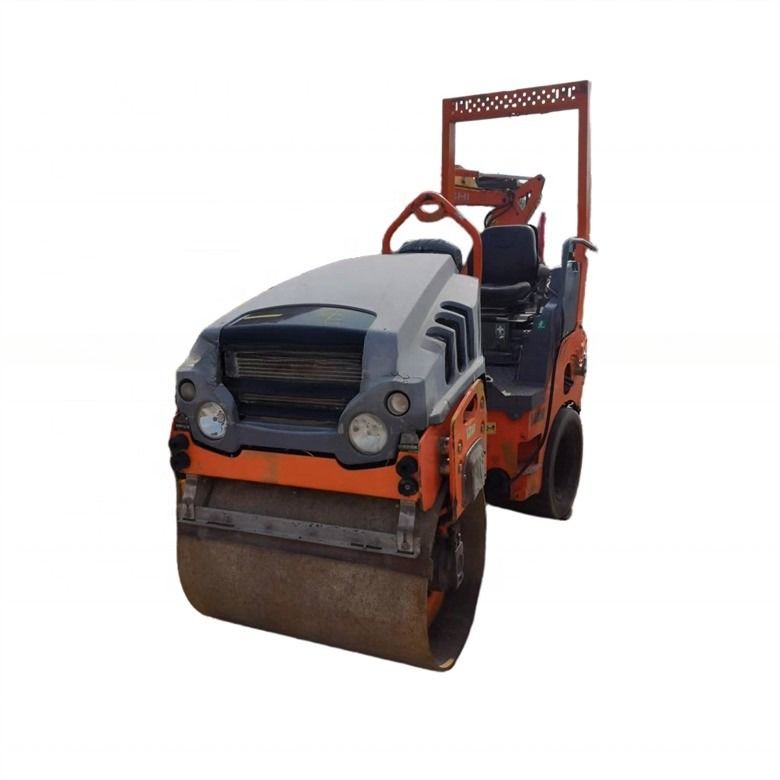 2.5 Ton Used Hamm Roller Compactor HD35VT In Original Color With Exciting Force Of 28KN