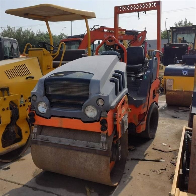 2.5 Ton Used Hamm Roller Compactor HD35VT In Original Color With Exciting Force Of 28KN