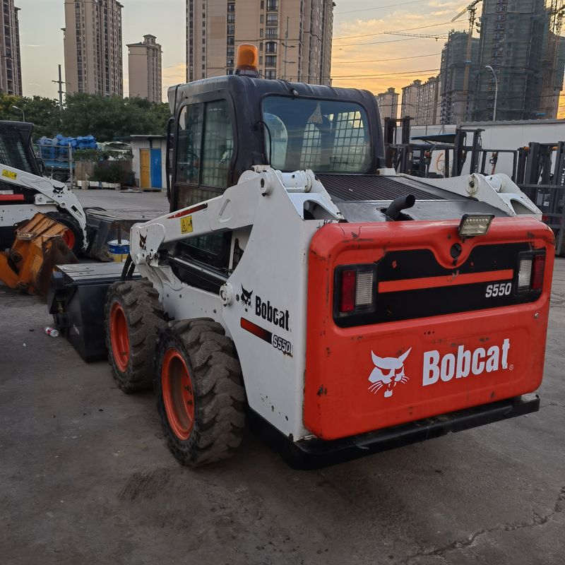 Moving Type Wheel Skid-Steer Loader BOCAT S550 Used Loader For Construction Works Working