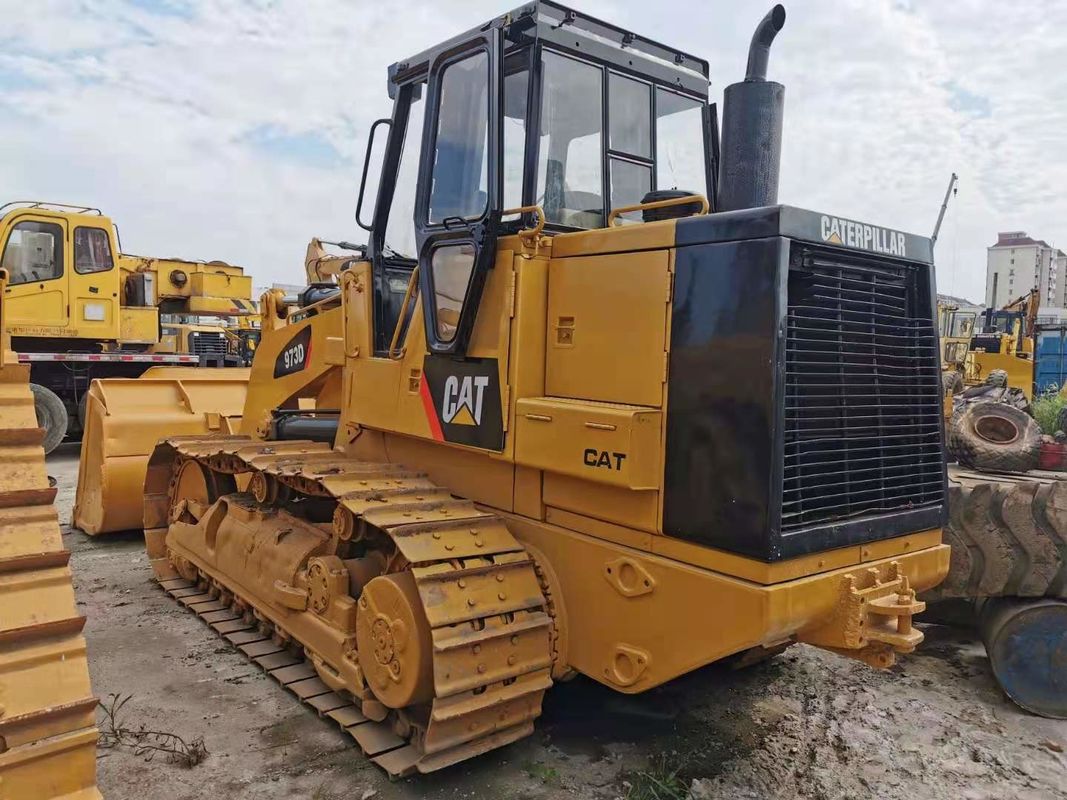 Japan Used Wheel Loader For Smooth And Moving Type Operations CAT 973