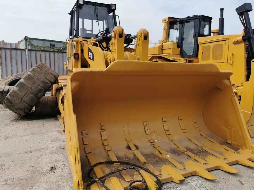 Japan Used Wheel Loader For Smooth And Moving Type Operations CAT 973