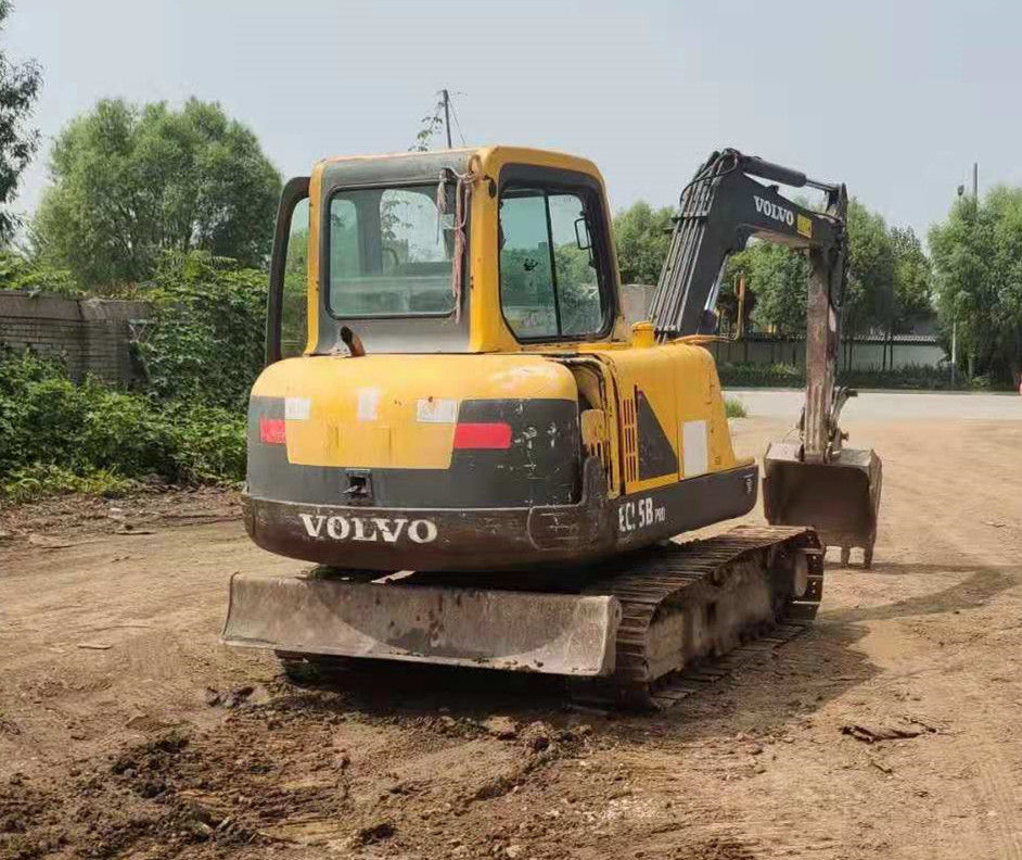Sweden imported high quality Volvo EC55B PRO crawler excavator machine used almost new