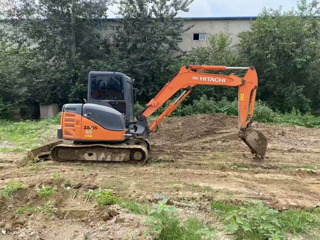 Second-Hand Hitachi ZX65USB Excavator For Export Used Mini Excavator With Excellent Condition