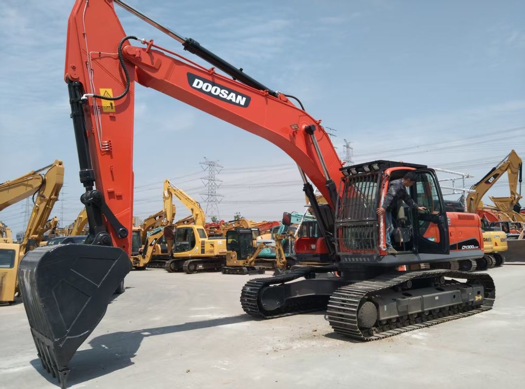 Used DOOSAN Crawler Excavator DX300LC-9C  Transport Height 3.475M High Performance