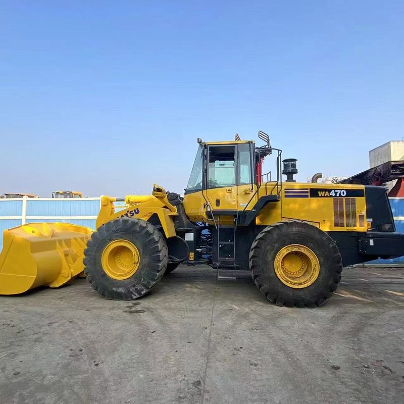 High-Quality Used Komatsu WA470-6 Wheel Loader for Sale | Well-Maintained | 4WD | Quick Coupler | Worldwide Delivery