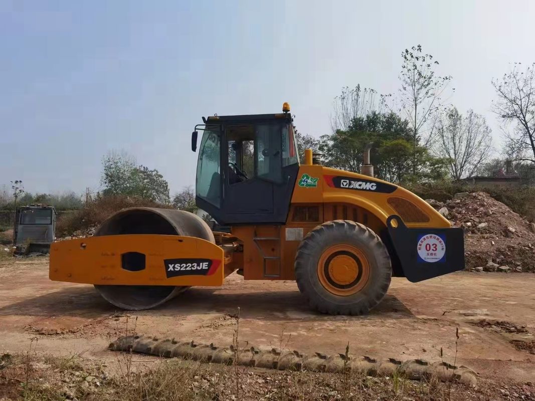 High-Quality Used XCMG XS223JE Single Drum Roller for Sale | Well-Maintained | Full Service History | Export Ready