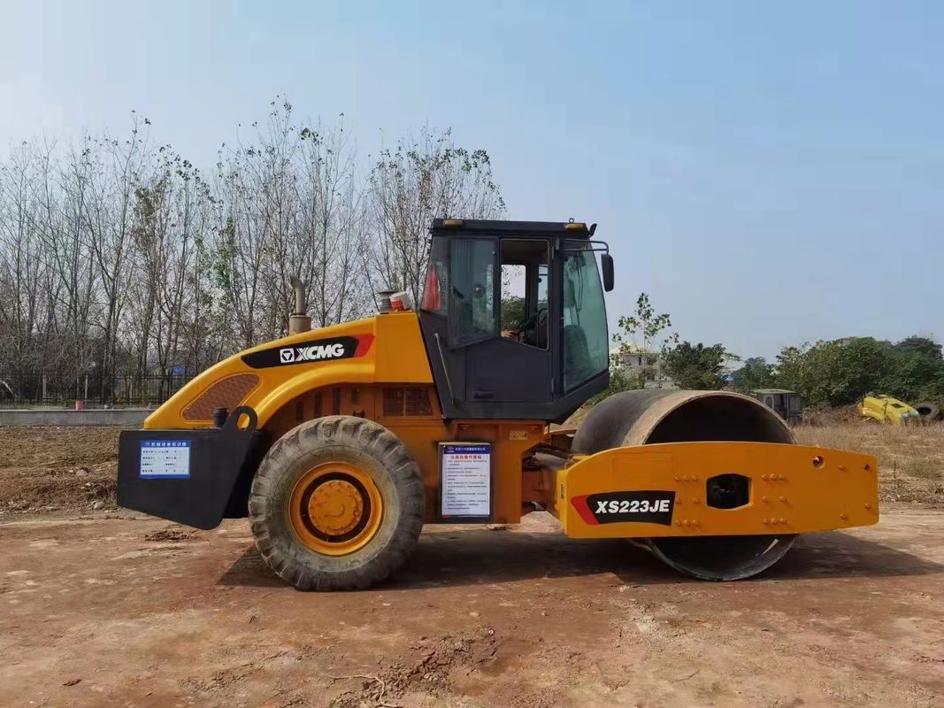 High-Quality Used XCMG XS223JE Single Drum Roller for Sale | Well-Maintained | Full Service History | Export Ready