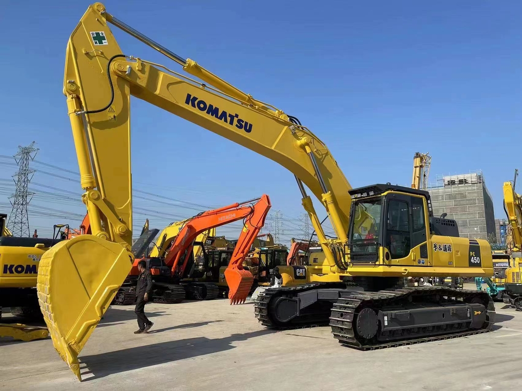 Used Komatsu PC450-8 Excavator 45 Ton Crawler Excavator Transport Width 3.5 M