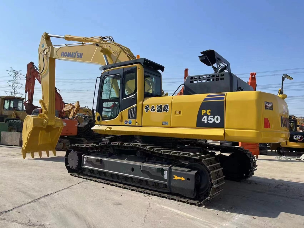 Used Komatsu PC450-8 Excavator 45 Ton Crawler Excavator Transport Width 3.5 M
