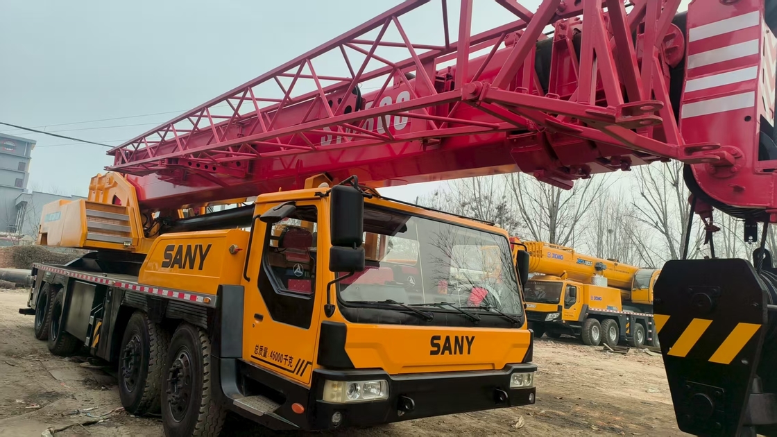 Used SANY STC800 Truck Crane for Sale | Reliable 80 Ton Mobile Crane Exported from China